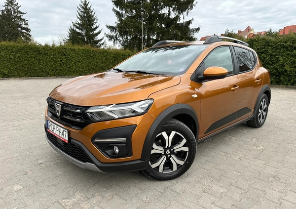 Dacia Sandero Stepway cena 52500 przebieg: 100000, rok produkcji 2021 z Gniew małe 704